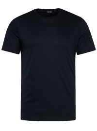 van Laack T-Shirt - Slim Fit - Round-neck - Dark Blue