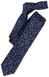 Venti Silk Tie - Pattern - Blue