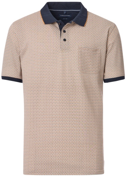 Casa Moda Poloshirt - Regular Fit - Kontrastkragen - mehrfarbig - 954384300 105 