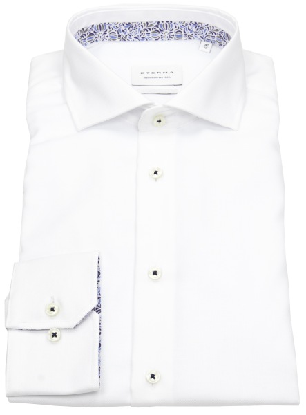 Eterna Hemd - Slim Fit - Oxford - weiß - extra langer 70cm Arm - 4122 F94V 00 Al=70 