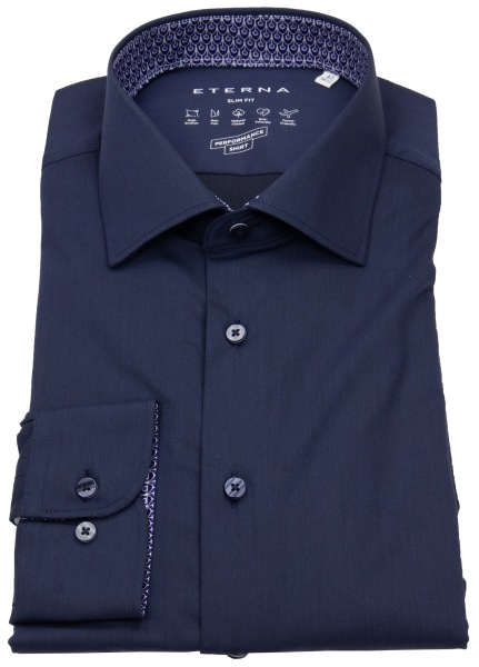 Eterna Hemd - Slim Fit - Performance Shirt - dunkelblau - 4194 F140 19 