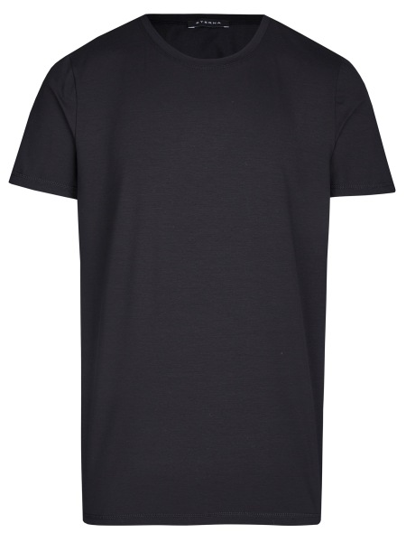 Eterna T-Shirt - Rundhals -Ausschnitt - schwarz - ohne OVP - 801  Al=AC 39 