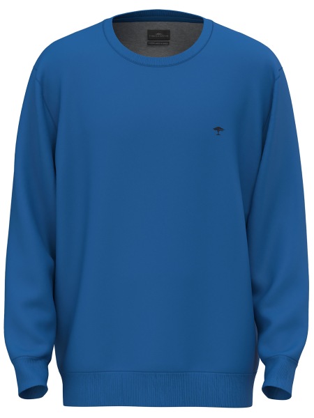 Fynch-Hatton Pullover - Casual Fit - Rundhals-Ausschnitt - blau - 15021350 628 