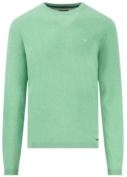 Fynch-Hatton Pullover - Casual Fit - Rundhals-Ausschnitt - turf green - 1502314 722 