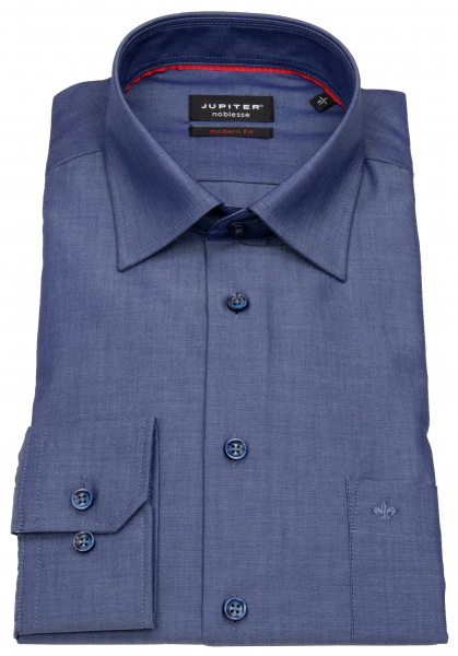 Jupiter Hemd - Modern Fit - Chambray - blau - 2232-11991 130 