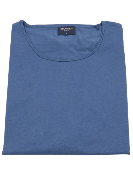 OLYMP T-Shirt - Regular Fit - Rundhals - blau - 5601 42 13 