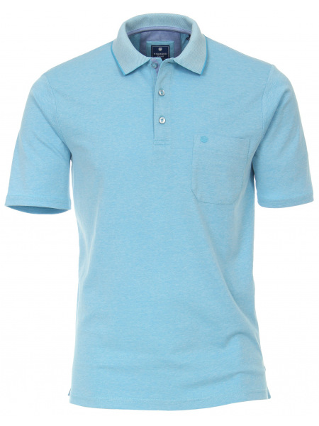Redmond Poloshirt - Regular Fit - Wash and Wear - aqua