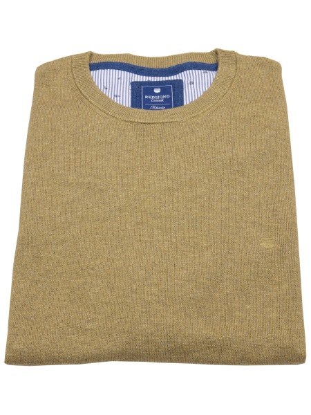 Redmond Pullover - Rundhals-Ausschnitt - beige - 500 304 