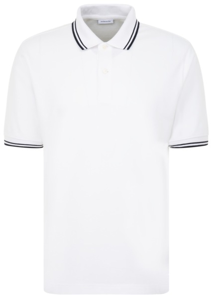 Seidensticker Poloshirt - Regular Fit - Pique - weiß - 144380 01 