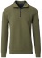 Thumbnail 1- Casa Moda Sweatshirt Pullover - Troyerkragen - grün