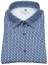 Thumbnail 1- DESOTO Hemd - Slim Fit - Jersey - Kentkragen - Print - blau / hellblau