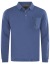 Thumbnail 1- Hajo Poloshirt - Regular Fit - Langarm - Softknit - blau