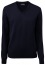 Thumbnail 1- MAERZ Muenchen Pullover - Classic Fit - V-Ausschnitt - Merinowolle - navy