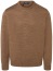 Thumbnail 1- MAERZ Muenchen Pullover - Comfort Fit - Rundhals - Merinowolle - braun