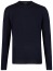 Thumbnail 1- OLYMP Pullover - Regular Fit - Merinowolle - V-Ausschnitt - dunkelblau