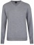 Thumbnail 1- OLYMP Pullover - Regular Fit - Merinowolle - V-Ausschnitt - grau