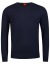 Thumbnail 1- OLYMP Pullover - Regular Fit - Rundhals - Merinowolle mit Seide - dunkelblau
