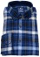 Thumbnail 1- Redmond Hemd - Comfort Fit - Button Down - Flanell - kariert - blau