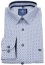 Thumbnail 1- Redmond Hemd - Comfort Fit - Casual - Bio Baumwolle - Print - blau / hellblau