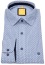 Thumbnail 1- Redmond Hemd - Modern Fit - Print - Casual - Kontrastknöpfe - hellblau / blau