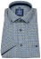 Thumbnail 1- Redmond Kurzarmhemd - Comfort Fit - Button Down Kragen - blau / gelb