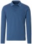 Thumbnail 1- Redmond Poloshirt - Regular Fit - Langarm - Wash and Wear - blau