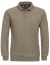 Thumbnail 1- Redmond Pullover - Polokragen - Knopfleiste - beige