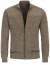 Thumbnail 1- Redmond Strickjacke / Cardigan - Strickmuster - hellbraun